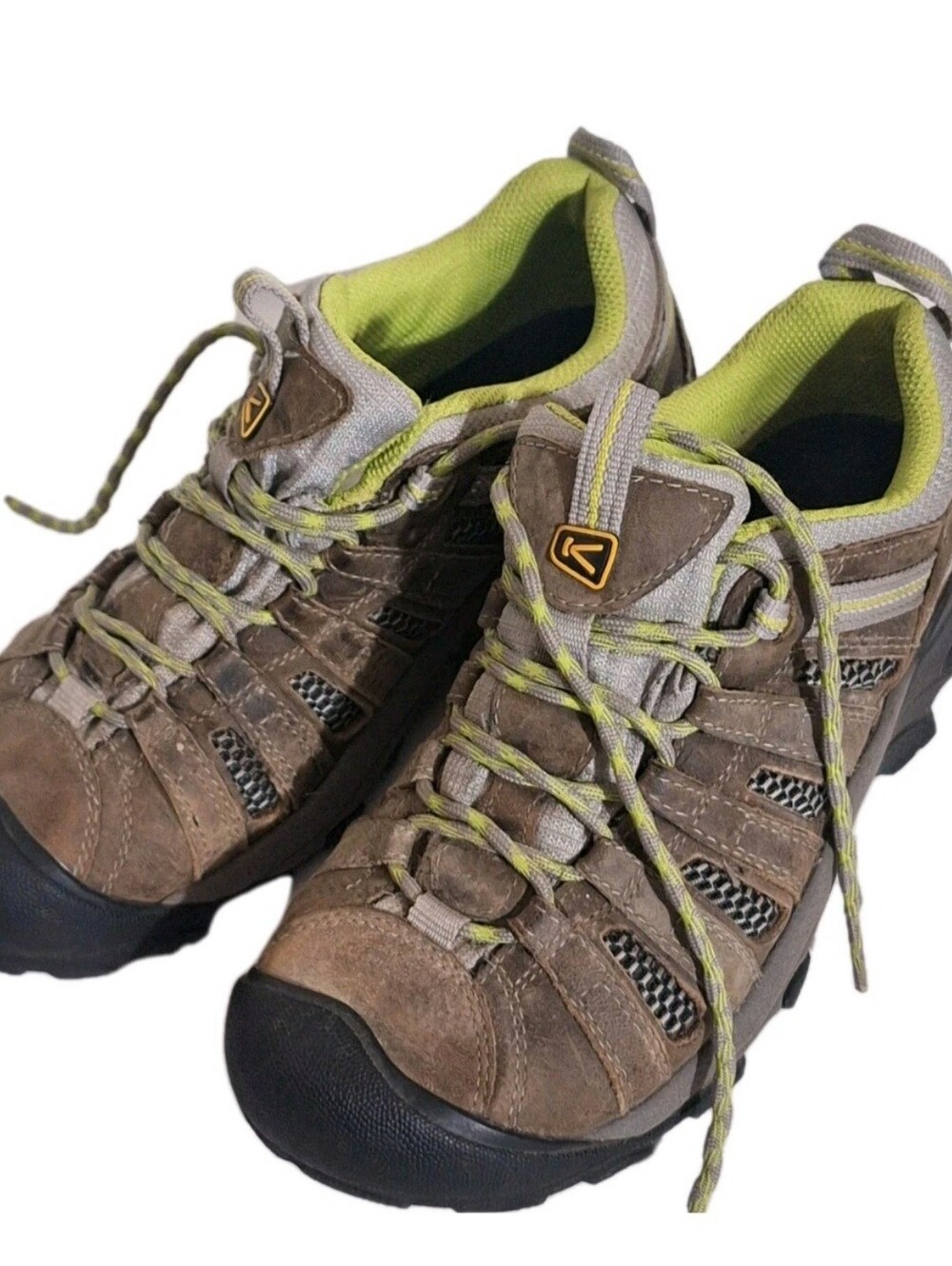 Keen Voyageur Hiking Shoes 1010141 Womens Size 7.5 Brown Like Green GUC